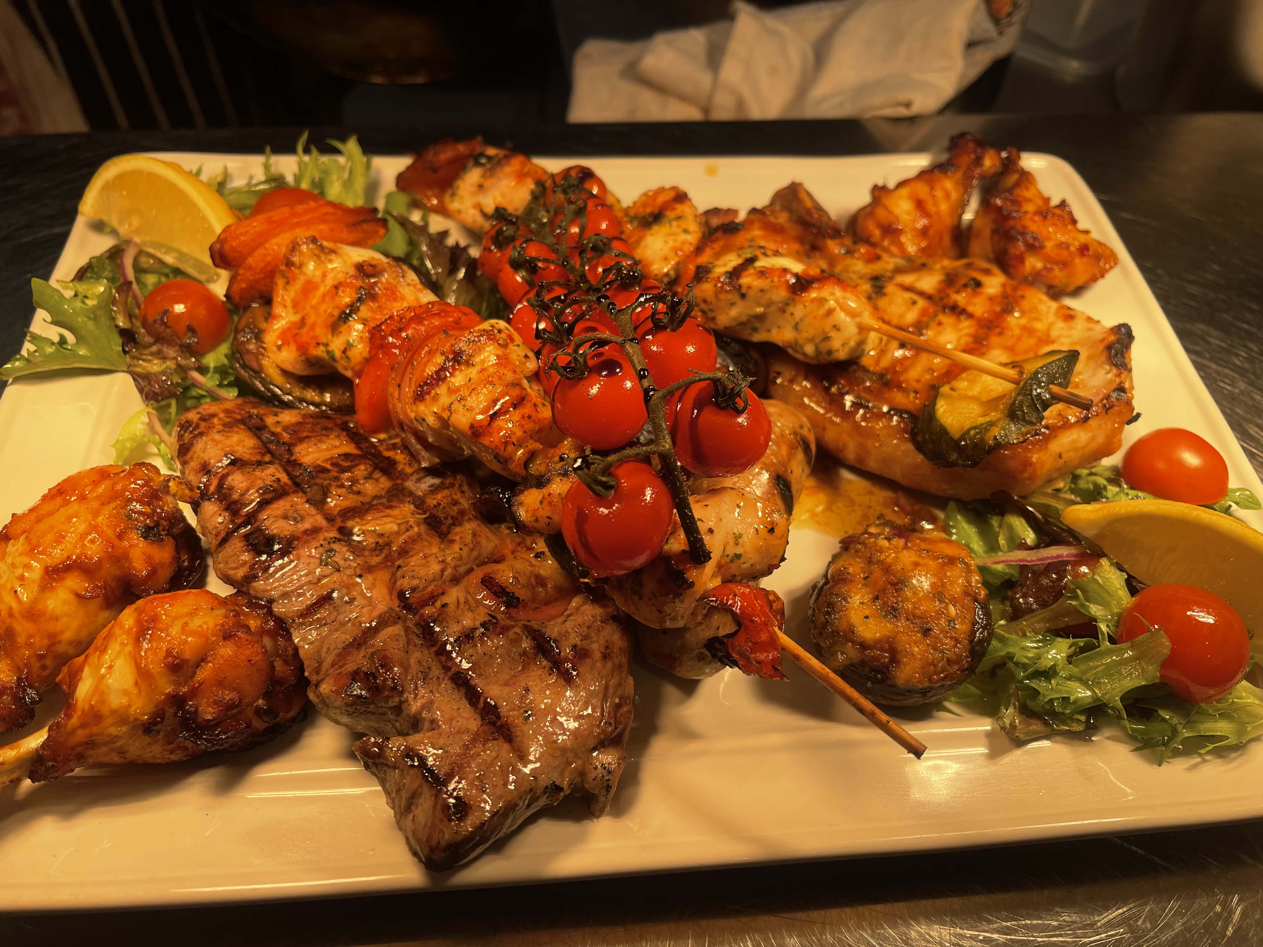 Mains for 2 sharer at Arden Lounge